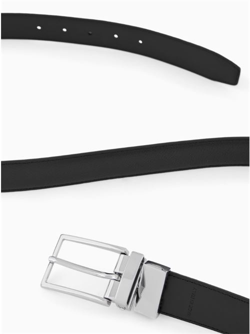 CINTURA REVERSIBILE EMPORIO ARMANI | EM001598.AF14630MC043 BLACK / BLACK